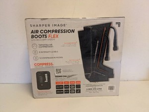 SHARPER IMAGE AIR COMPRESSION BOOTS FLEX LXL
