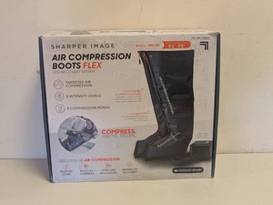 SHARPER IMAGE AIR COMPRESSION BOOTS FLEX SM