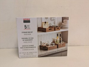 SEVILLE CLASSICS 5PC. STORAGE BIN SET