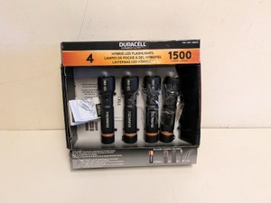 DURACELL HYBRID LED FLASHLIGHTS 4PK 1500 LUMENS