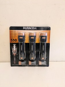NEW DURACELL VARIABLE FOCUS LED FLASHLIGHT 3PK