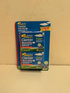 NEW CHILDRENS CLARITIN CHEWABLES 2 PACK