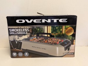 NEW OVENTE SMOKELESS GRILLGRIDDLE