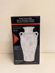 ELEMENTS RUSTIC CERAMIC VASE