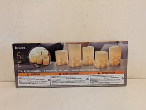 FUSION 5 FAIRY LIGHT LED CANDLES GOLD OR ORO