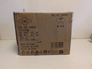 NEW CWC BLACK NONSLIP HANGERS 100CT