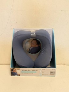 AIRIA LIVING TRAVEL NECK PILLOW GRAY