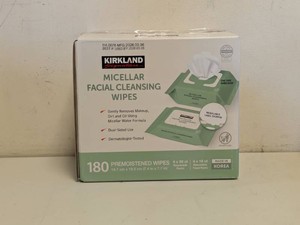 KIRKLAND SIGNATURE MICELLAR FACIAL CLEANSING WIPES 180CT
