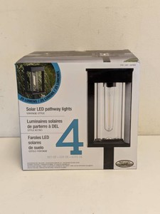 NATURALLY SOLAR LED SOLAR PATHWAY LIGHTS 4PK