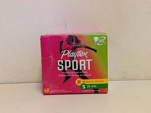 NEW PLAYTEX SPORT TAMPONS 48PK