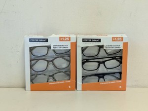 (2) FOSTER GRANT 1.25 READING GLASSES 3PK