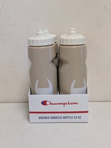 NEW CHAMPION QUENCH SQUEEZE BOTTLE 24OZ 4PK IRISH CREAM COTTON