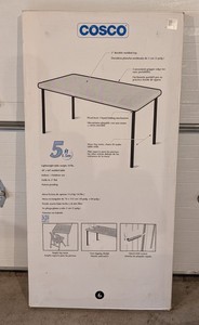 BG - Folding Table - Cosco 5 Ft Molded Top