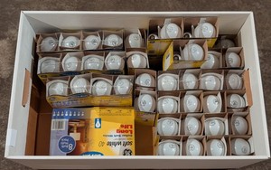 BG - Light Bulbs - GE A19 Soft White Assorted