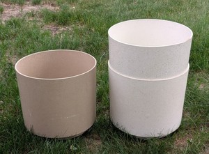 BG - Resin Planters (Lot of 3)