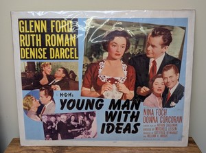SC - Vintage Movie Poster Young Man With Ideas Glenn Ford Ruth Roman