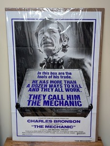 SC - Movie Poster Vintage the Mechanic Charles Bronson