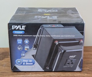WR - Step Up Down Transformer - Pyle PVTC2020U 2000 Watt