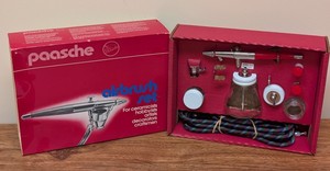 WR - Vintage Airbrush Set - Paasche Type Vl-set No. 308422