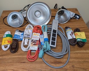 WR - Work Lights & Extension Cords Mixed Lot
