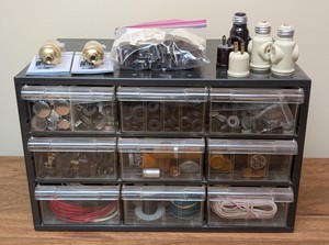 WR - Lamp Repair Parts Organizer Mixed Lot