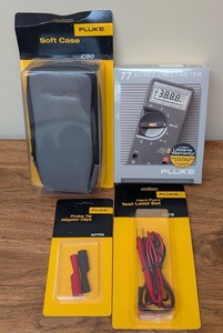 WR - Multimeter - Fluke 77 Series II With C90 Case, AC70A Clips & TL75 Leads