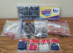 WR - Electrolytic Capacitor Assortment Mixed Lot With Wire Connectors