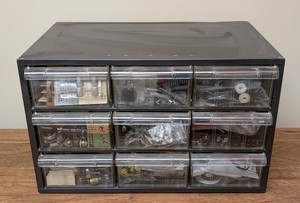WR - Electrical Repair Parts Organizer Mixed Lot