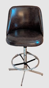 WR - Work Stool Brown Vinyl