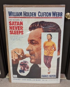SC - Movie Poster - Satan Never Sleeps William Holden Clifton Webb