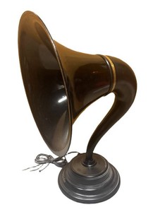 RR - Antique Thorola Model 4 Gooseneck Horn Radio Speaker