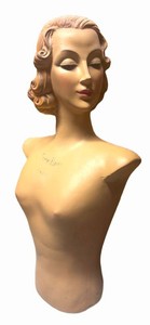 LLR - Vintage Art Deco Champs Elysees Paris Bust Sculpture