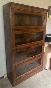 O - Barrister Style Bookcase - Oak Creek by Riverside