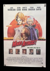 RR - Vintage Movie Poster - Mars Attacks - Unframed