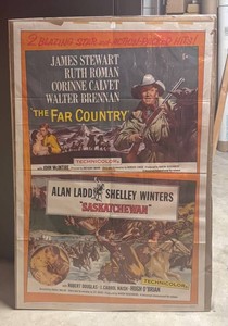 RR - Vintage Movie Poster -  Far CountrySaskatchewan - Unframed