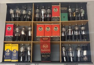 FR - Vintage Electron Tube Assortment including RCA, Sylvania, Silvertone and More
