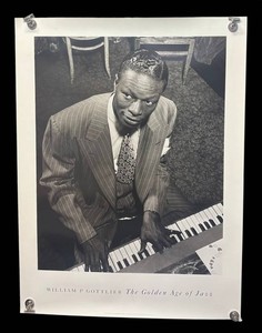 RR - Nat King Cole Print by William P Gottlieb the Golden Age of Jazz - Unframed