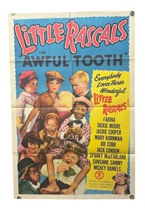 RR - Vintage Movie Poster - Little Rascals Awful Tooth - Unframed