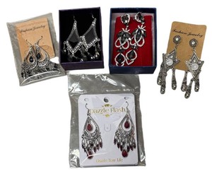 LLR - Dangle Earrings Fashion Jewelry 5 Pairs