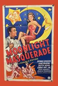 RR - Vintage Movie Poster - Moonlight Masquerade - Unframed