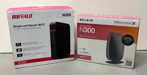 LLR - Two Wireless Routers - Belkin N300 & Buffalo AirStation WHR-300HP2