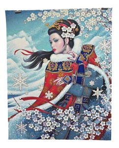 O - Her Majesty Winter Limited Edition Print by Karl Bang - Unframed