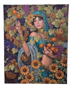 O - Limited Edition Autumn Mistress  Unframed Print by Karl Bang