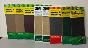 RR - Variety of 3M Sandpaper & Stripping Pads