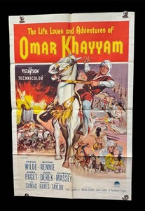 RR - Vintage Movie Poster - The Life, Loves and Adventures of Omar Khayyam - Unframed