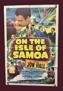 RR - Vintage Movie Poster - On the Isle of Samoa - Unframed