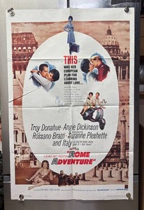 RR - Vintage Movie Poster - Rome Adventure - Unframed