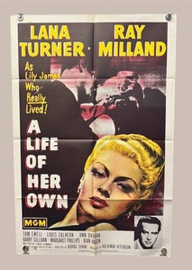 RR - Vintage Movie Poster - A Life of Her Own - Unframed