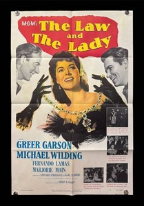 RR - Vintage  Movie Poster - The Law and the Lady - Unframed