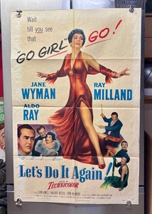 RR - Vintage Movie Poster - Lets Do It Again - Unframed